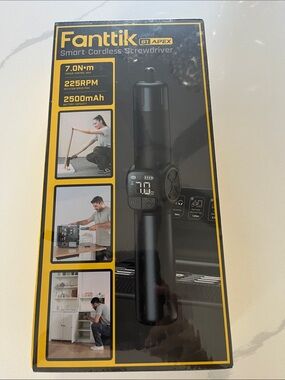 Apex Smart Cordless Screwdriver - Black